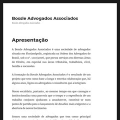 bossleadvogados.com.br Escritório, Apresentação, Filosofia