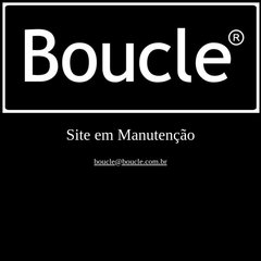 Boucle - Página Inicial