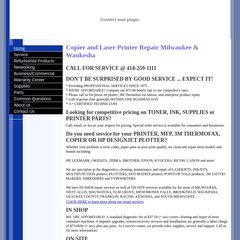 Milwaukee Laser Printer Repair | Business Products Center | Computer