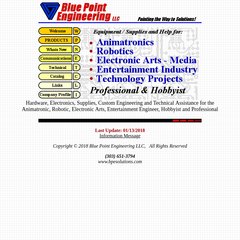 Blue Point Engineering LLC. - Animatronics, Robotics, Tech Parts