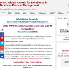 BPM Awards, Books and Events