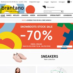 www.Brantano.be - Online schoenen kopen bij Schoenenwinkel