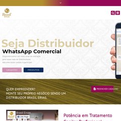 brasilervas.com.br Quem Somos, Produtos, Fale Conosco