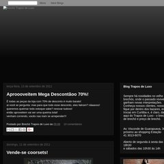 brechotraposdeluxo.blogspot.com Aproooveitem Mega Descontãoo 70%!, 05:06, 2 comentários