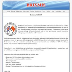 www.Brixmis.co.uk BRIXMIS Association