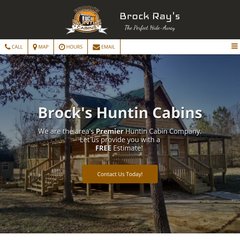 Www Brockshuntincabins Com Log Cabins Brock Ray S Hunting Cabins