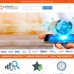 BrokerBin.com: The Leading B2B Hardware Exchange Network