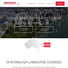 BROWNS English Language School, Study English Australia, English Language Courses