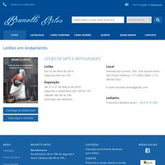 brunettiartes.com.br Brunetti Artes, Leilões, Condições