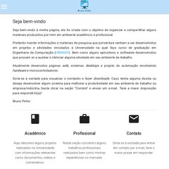 Bruno Pinho | Web Site