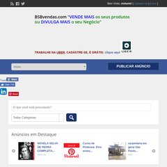 bsbvendas.com.br Cadastre-se, Entrar, Início