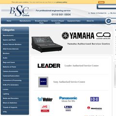 BSC - Broadcast Service Centre, Video Equipment Sales, Broadcast Equipment Sales