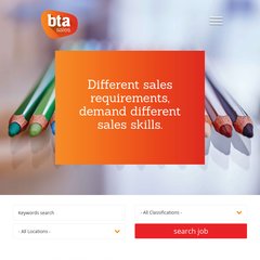 btasalesrecruit.com.au bta, Sales, Job