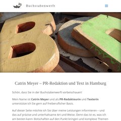 Www Buchstabenwerft De Buchstabenwerft Catrin Meyer Pr