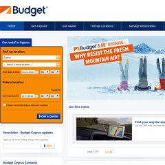 Budget Car Rental Online - Great Value Car Hire