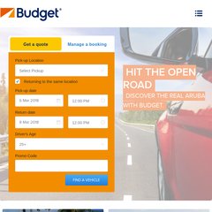 Budget Rent a Car - Aruba - Our Island