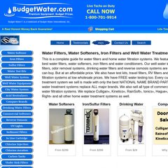 Water Softener Systems, Iron Filters, Water Treatment Systems for Home or Business.
