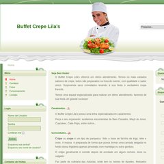  itaquera, hospedagem joomla, Buffet Crepe Lila's, Cardápio