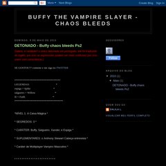 Buffy the Vampire Slayer - CHAOS BLEEDS