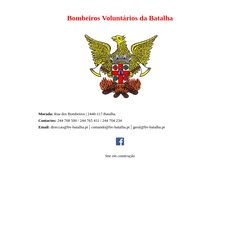 bv-batalha.pt Bombeiros, bombeiros, Bombeiros Voluntários