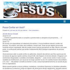 Café com Jesus | Mensagens