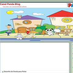 canalpanda.blogspot.com Desenho do Panda para Pintar, Descarregar Desenho do Panda, Colorir