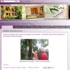 Pousada Canto no Bosque - visite nosso site www.pousada-lencois.com.br
