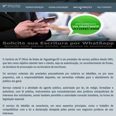 cartoriodenotasdf.com.br Serviços, Reconhecimento de Firmas, Autenticação