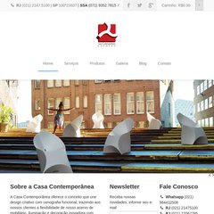 Casa Contemporânea Eventos - Locação de mobiliário - furniture rental Brazil