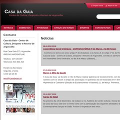 casadagaia.pt casa da gaia; cdg; danças do mundo; ballet; encontro de coros; folclore; ginastica, argoncilhe, associação
