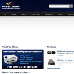 casadocartucho.com.br Casa do Cartucho, Soluções Inteligentes em Impressão, Cartucho
