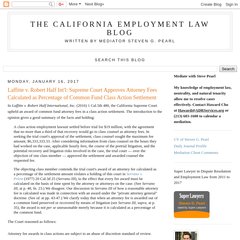 The California Wage and Hour Law Blog