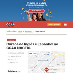 CCAA Maceió - Curso de Idiomas - Inglês e Espanhol