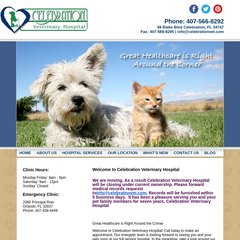 celebrationvet.com celebration, veterinary, hospital