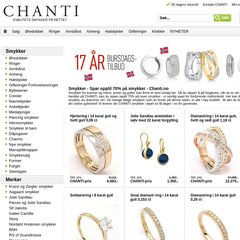 www.Chanti.no Smykker, gull og sølv