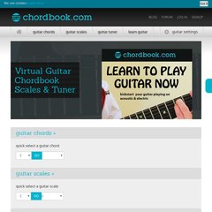  Guitar Tuner, Cool Stuff, Virtual Guitar & Chordbook, Guitar Scales Finder
