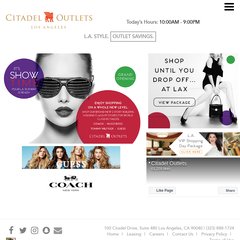 Citadel Outlets :: 100 Citadel Drive, Suite 480, CA, 90040 :: 323-888-1724