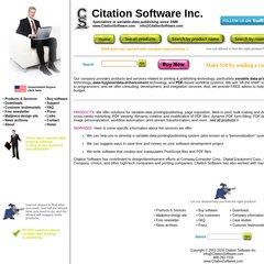 Citation Software Inc. - the variable data printing experts