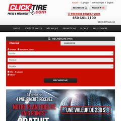 Vente en ligne de pneus &eacute;t&eacute; hiver avec ou sans jante &agrave; bon prix - Clicktire