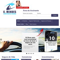 C. MENDES CORRETORA DE SEGUROS - Seguros Patrimoniais, Seguros de Pessoas, Investimentos