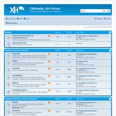 CMSimpleforum.com &bull; Index page