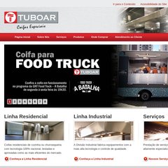 Tuboar - Coifas - Projetos Especiais - Alto poder de Exaust&atilde;o