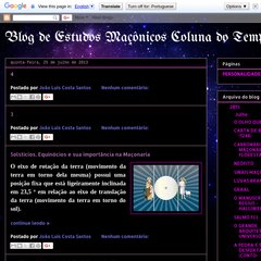 Blog de Estudos Maçônicos Coluna do Templo