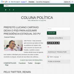 --- Coluna Pol&iacute;tica por Ronaldo N&oacute;brega ---