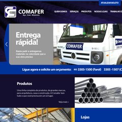 ::: Comafer ::: Aço - Inox - Alumínio ::: Corte - Dobra - Calandra