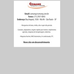 comang.com.br EMPRESA, PRODUTOS, PARCERIA