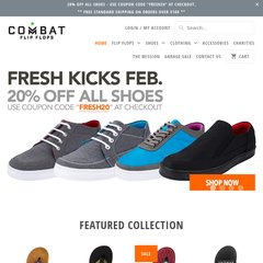 Combat Flip Flops - Bad for running. Worse for fighting.