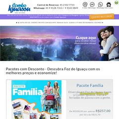 Combo Iguassu | Cataratas do Iguaçu | Pacotes Turisticos | Foz do Iguaçu