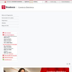 comercioeletronicobradesco.com.br Com&eacute;rcio Eletr&ocirc;nico, Meios de Pagamento, E-commerce
