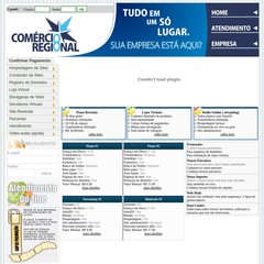 COMERCIO REGIONAL - LOJAS VIRTUAIS - HOSPEDAGEM DE SITES